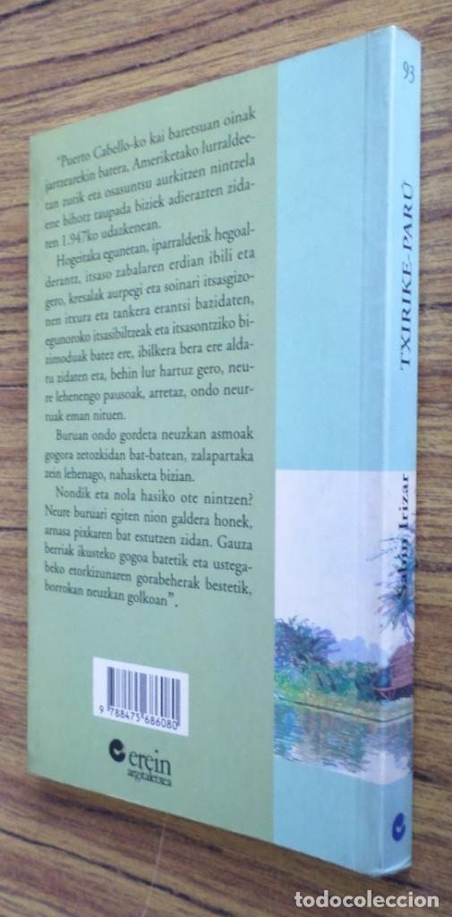 Libros de segunda mano: TXIRIKE  PARU - Sabin Irizar - Erein   1996 - Foto 2