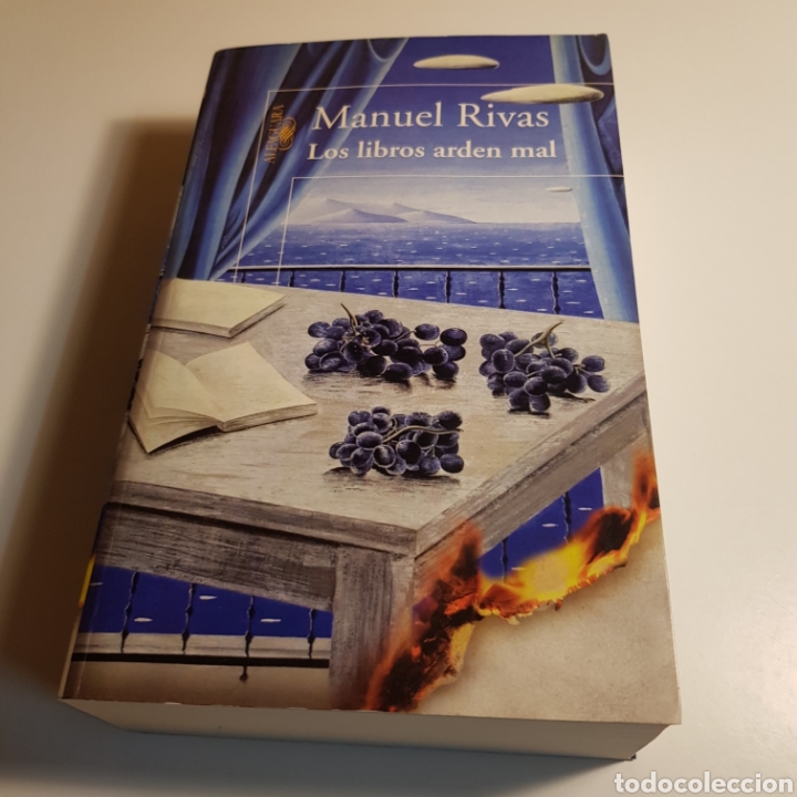 Libros de segunda mano: LOS LIBROS ARDEN MAL- MANUEL RIVAS - Foto 9
