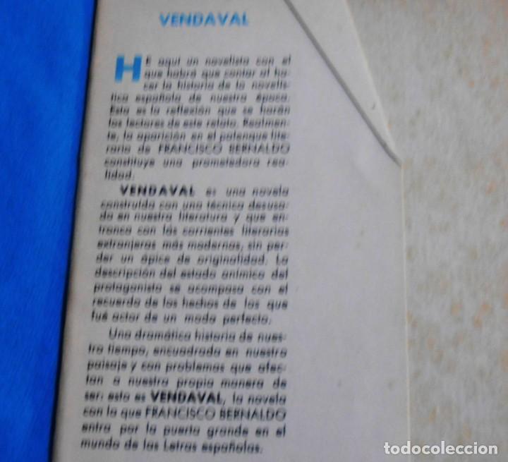 Libros de segunda mano: VENDAVAL FRANCISCO BERNALDO - Foto 3
