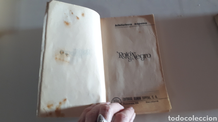 Libros de segunda mano: Rojo y negro. Stendhal. - Foto 2