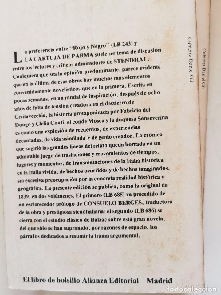 Libros de segunda mano: LA CARTUJA DE PARMA (STENDHAL) - Foto 2