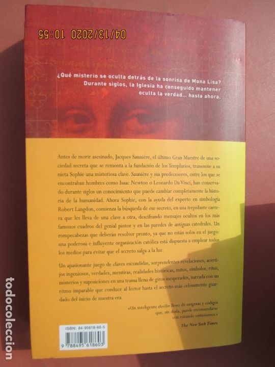 Libros de segunda mano: EL CODIGO DA VINCI - DAN BROWN - UMBRIEL 2003 - Foto 2