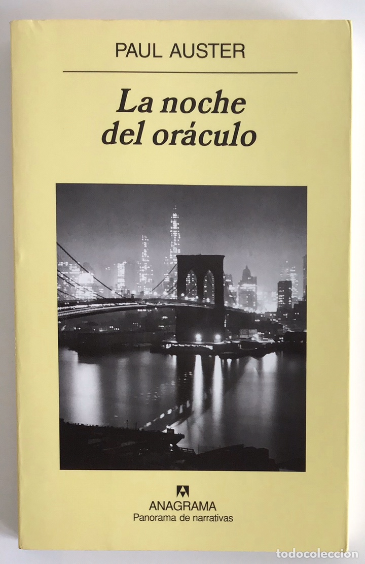 Libros de segunda mano: LA NOCHE DEL OR&Aacute;CULO / PAUL AUSTER / ANAGRAMA - Foto 1