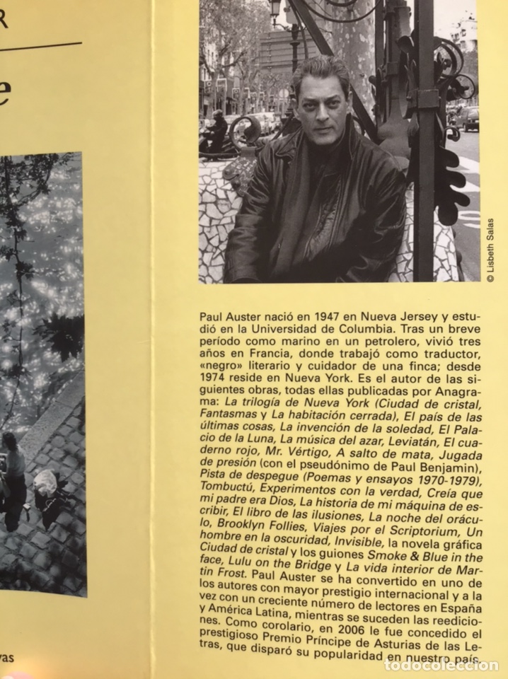 Libros de segunda mano: INVISIBLE / PAUL AUSTER / ANAGRAMA - Foto 2