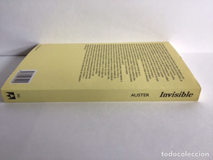 Libros de segunda mano: INVISIBLE / PAUL AUSTER / ANAGRAMA - Foto 4