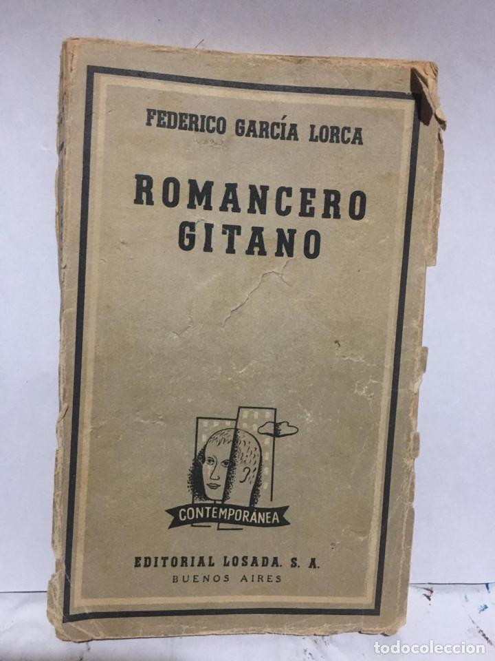 Libros de segunda mano: FEDERICO GARCIA LORCA - ROMANCERO GITANO - EDITORIAL LOSADA 1949 - Foto 1