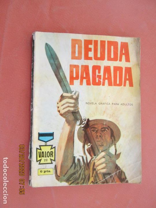 Libros de segunda mano: DEUDA PAGADA - COLECCI&Oacute;N VALOR N&ordm; 22. - Foto 1