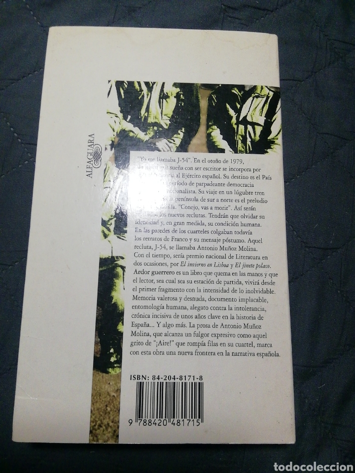 Libros de segunda mano: ARDOR GUERRERO. ANTONIO MU&Ntilde;OZ MOLINA - Foto 2