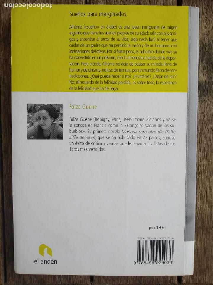 Libros de segunda mano: Sue&ntilde;os para marginados de Fa&iuml;za Gu&egrave;ne - Foto 3