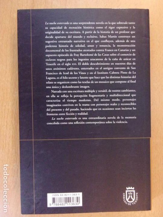 Libros de segunda mano: LA NOCHE ENTERRADA / SABAS MART&Iacute;N / 2002. CELESTE EDICIONES - Foto 2