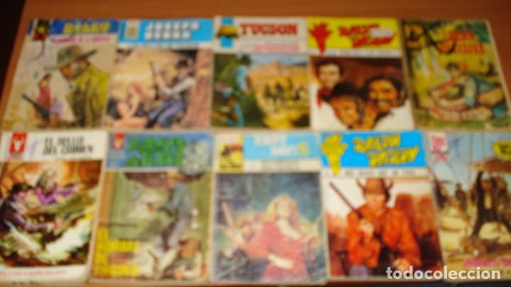 Libros de segunda mano: lote de 10 novelas oeste,a&ntilde;o 1985 aproximado,bolsilibros,tama&ntilde;o bolsillo,variadas,8&ordm; lote