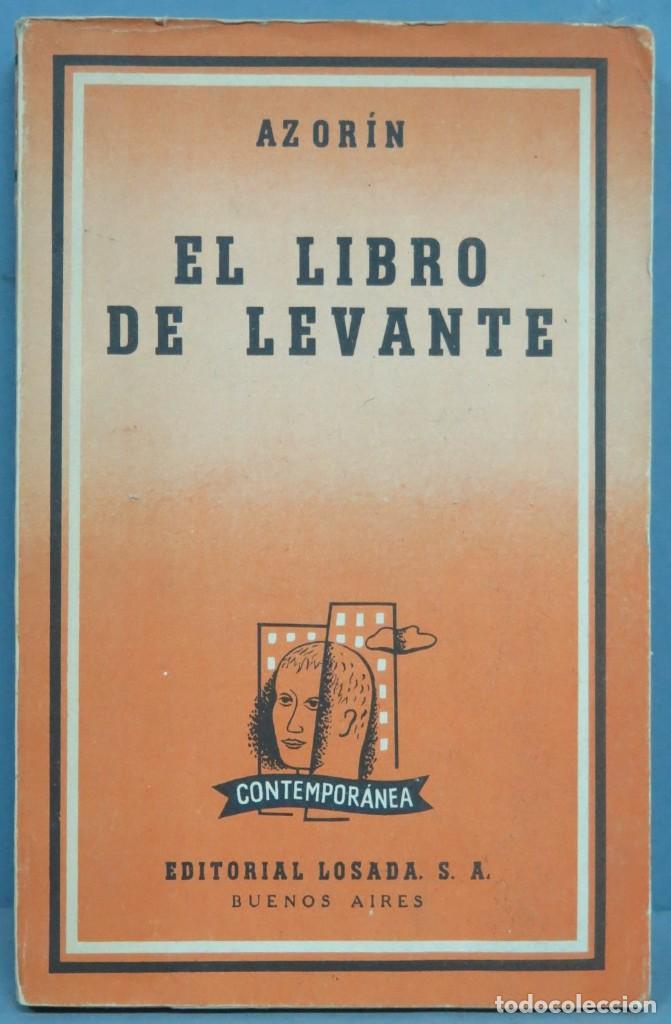 Libros de segunda mano: 1952.- EL LIBRO DE LEVANTE. AZORIN - Foto 1