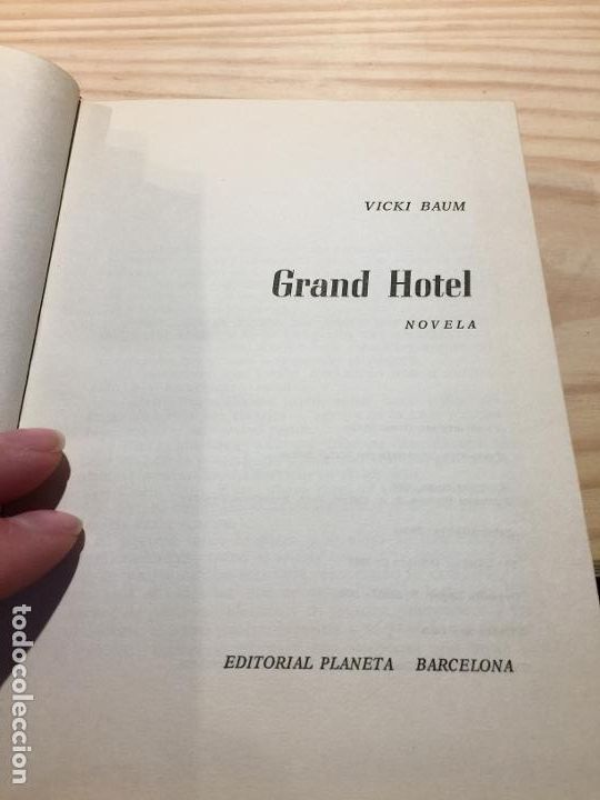 Libros de segunda mano: Gran Hotel - Vicki Baum - Foto 5