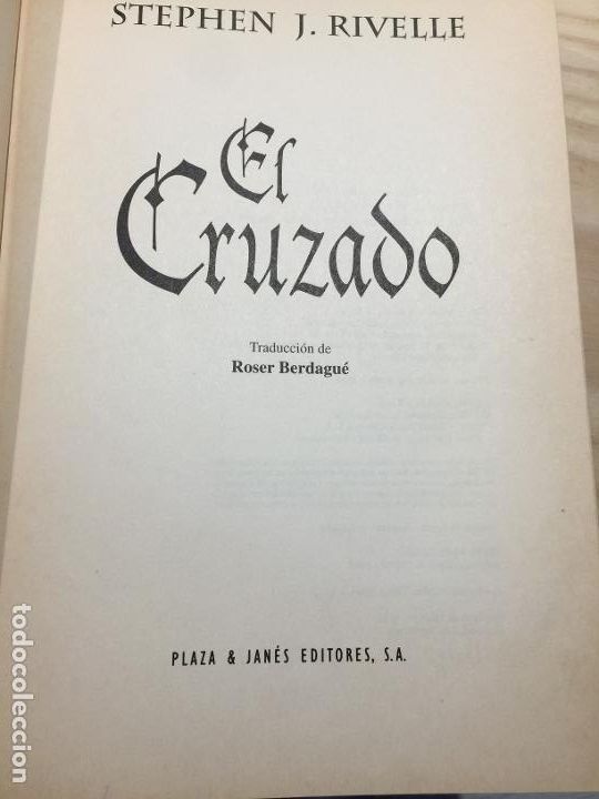 Libros de segunda mano: EL CRUZADO - STEPHEN J. RIVELLA - Foto 2