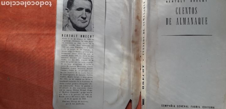 Libros de segunda mano: CUENTOS DE ALMANAQUE, BERTOLT BRECHT, - Foto 2