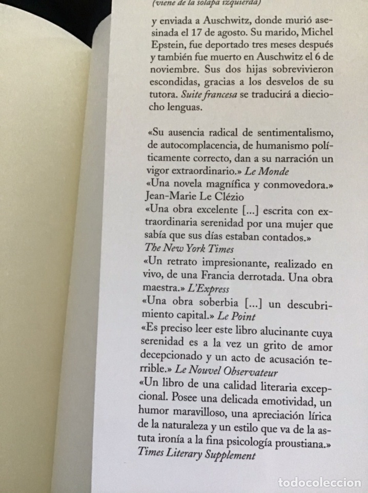 Libros de segunda mano: SUITE FRANCESA / IR&Egrave;NE N&Eacute;MIROVSKY / SALAMANDRA - Foto 3