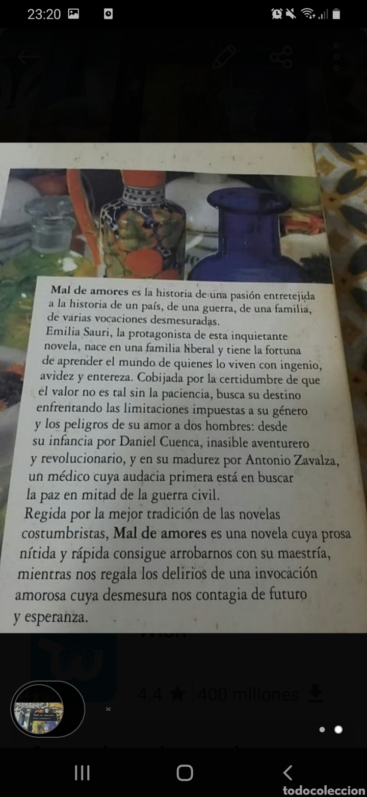 Libros de segunda mano: Mal de amores - Foto 2