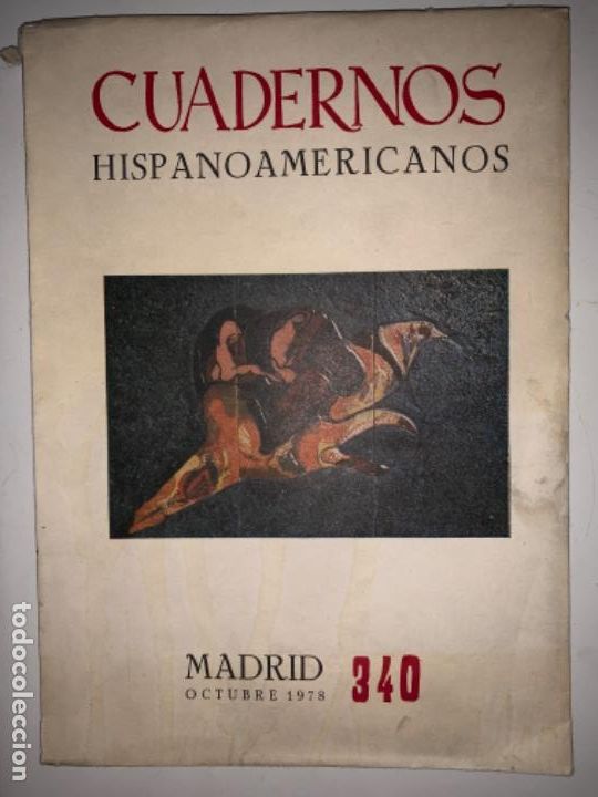 Libros de segunda mano: Cuadernos HIspanoamericanos. N&uacute;m. 340, 1978 - Foto 1