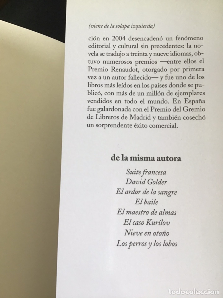 Libros de segunda mano: EL VINO DE LA SOLEDAD / IR&Egrave;NE N&Eacute;MIROVSKY / SALAMANDRA - Foto 3