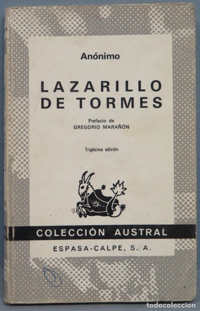 Libros de segunda mano: 1981.- LAZARILLO DE TORMES. ANONIMO. AUSTRAL - Foto 1