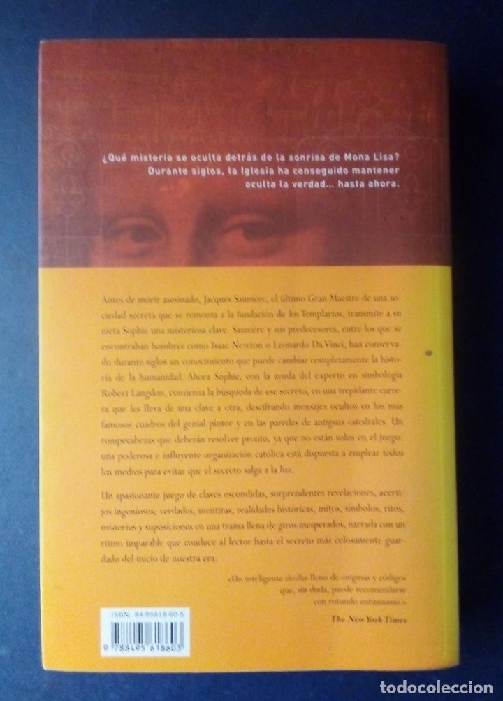 Libros de segunda mano: EL C&Oacute;DIGO DA VINCI - DAN BROWN - UMBRIEL 2004. - Foto 5