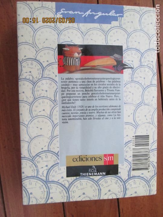 Libros de segunda mano: EL PONCHE DE LOS DESEOS , MICHAEL ENDE - GRAN ANGULAR 1989 - Foto 2