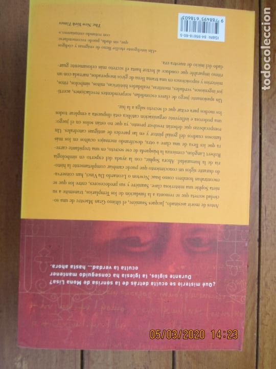 Libros de segunda mano: EL CODIGO DA VINCI - DAN BROWN 2004 - Foto 2
