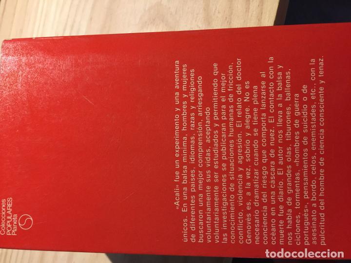 Libros de segunda mano: Acali. - Santiago Genov&eacute;s - Foto 2