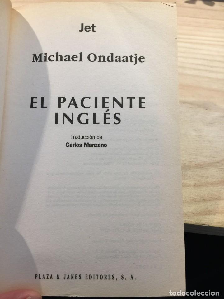 Libros de segunda mano: El paciente ingl&eacute;s. - Michael Ondaatje - Foto 3
