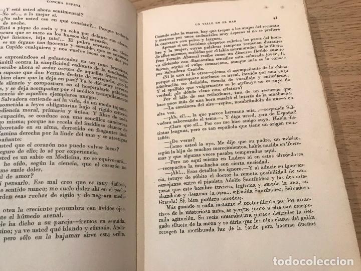 Libros de segunda mano: UN VALLE EN EL MAR. CONCHA ESPINA - Foto 6