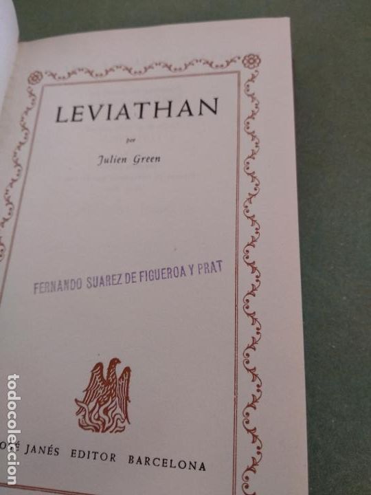 Libros de segunda mano: Julien Green - Leviathan - Foto 2