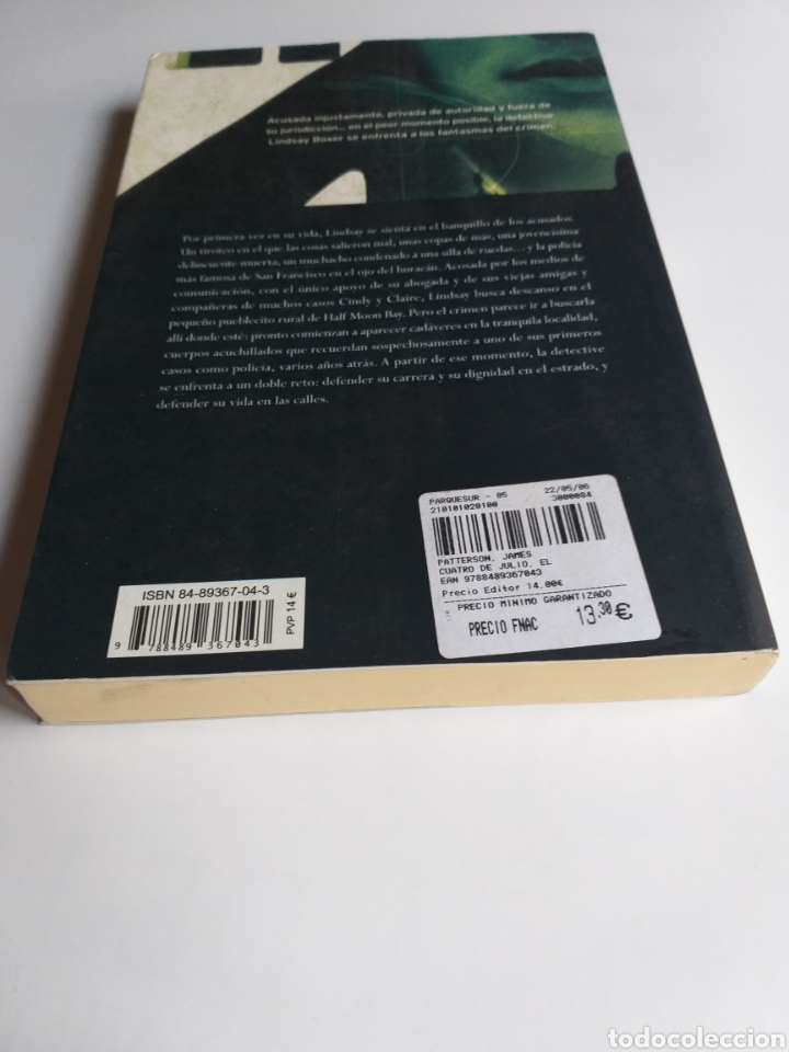 Libros de segunda mano: El 4 de julio James Patterson - Foto 5