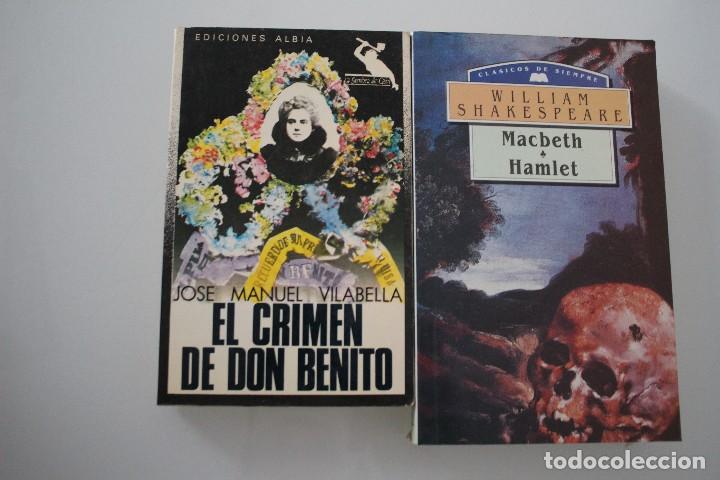 Libros de segunda mano: EL CRIMEN DE DON BENITO - MACBETH - HAMLET - Foto 1