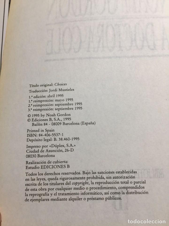 Libros de segunda mano: LA DOCTORA COLE - NOAH GORDON - Foto 3