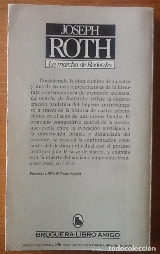 Libros de segunda mano: La marcha de Radetzky. Joseph Roth - Foto 3