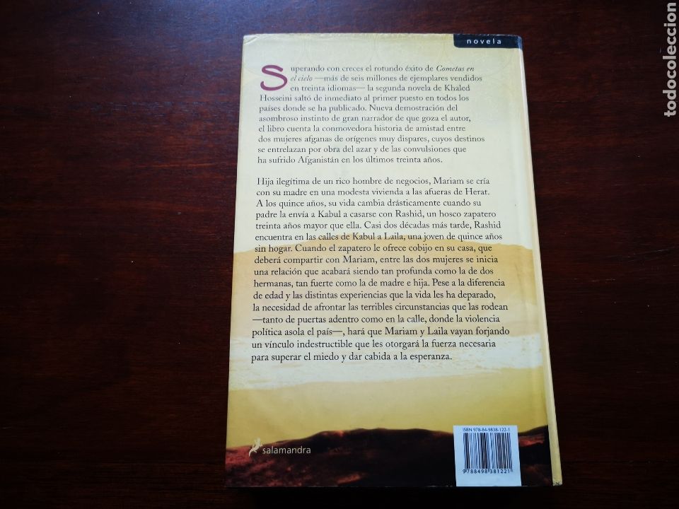 Libros de segunda mano: Mil soles espl&eacute;ndidos de Khaled Hosseini - Foto 2
