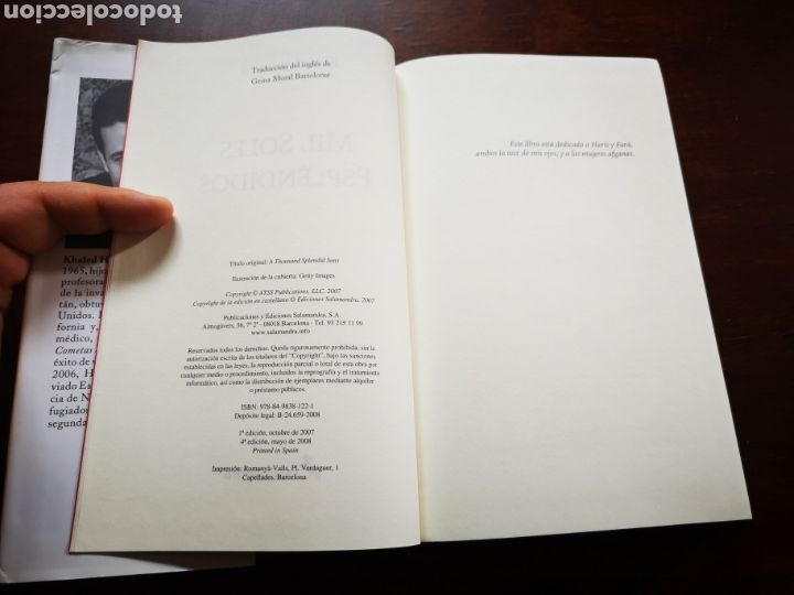 Libros de segunda mano: Mil soles espl&eacute;ndidos de Khaled Hosseini - Foto 5