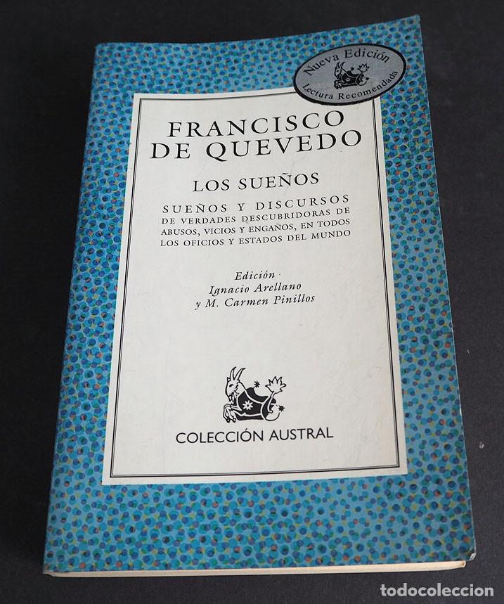 Libros de segunda mano: FRANCISCO DE QUEVEDO. LOS SUE&Ntilde;OS. COLECCION AUSTRAL. 1998. - Foto 1