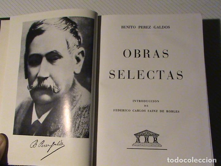 Libros de segunda mano: Benito P&eacute;rez Galdos. Obras selectas. - Foto 1