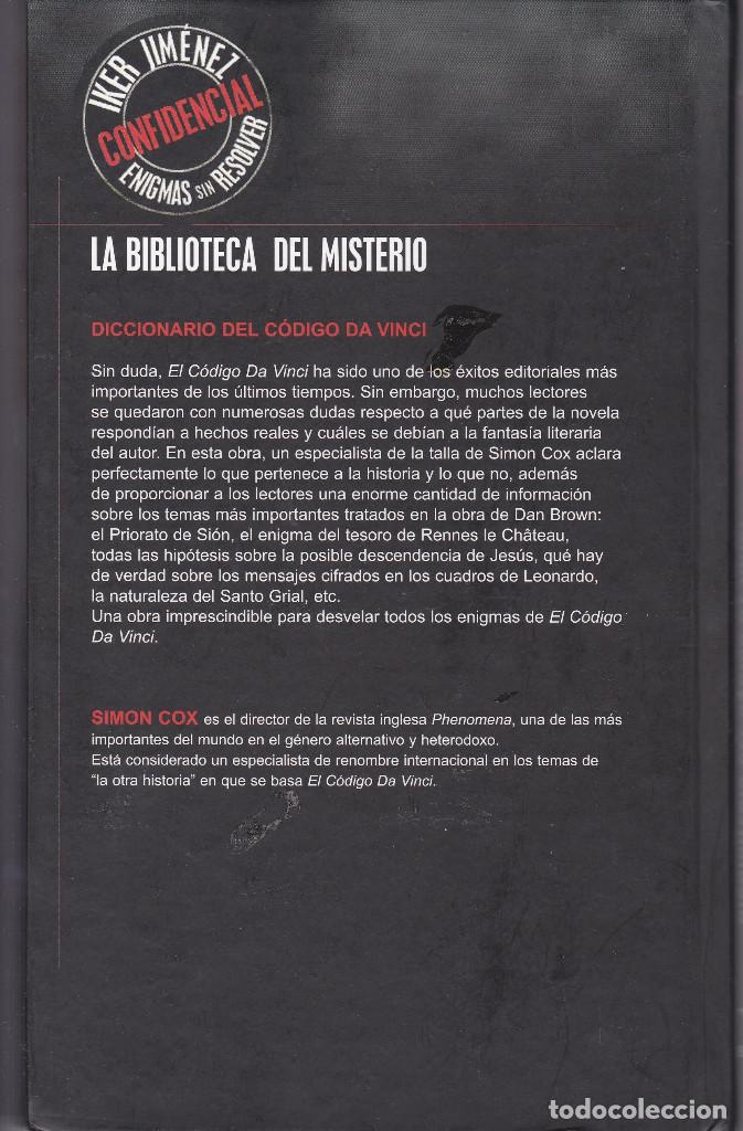 Libros de segunda mano: DICCIONARIO DEL CODIGO DA VINCI DE SIMON COX CON CD - Foto 2