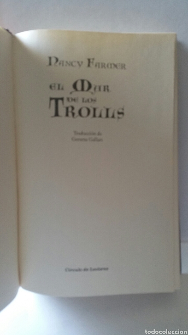 Libros de segunda mano: El mar de los trolls. Nancy Farmer, c&iacute;rculo de lectores 2006. - Foto 4