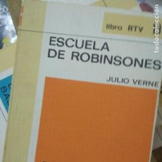 Libros de segunda mano: ESCUELA DE ROBINSONES, JULIO VERNE. L.29986. Lote 402261844