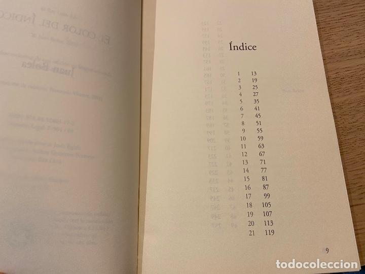 Libros de segunda mano: Juan Bolea - El color del &iacute;ndico. - Foto 4