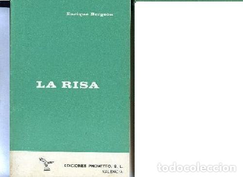 Libros de segunda mano: BERGSON , LA RISA 1971 Prometeo - Foto 1