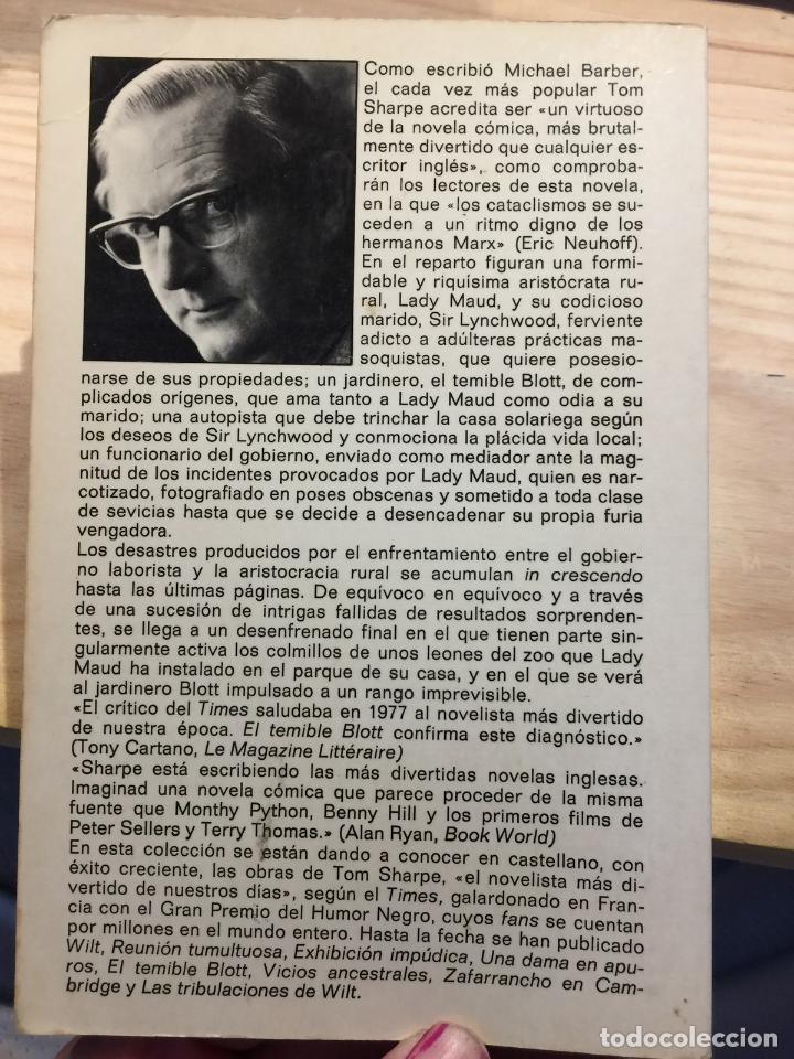Libros de segunda mano: &nbsp;EL TEMIBLE BLOTT - TOM SHARPE - Foto 5