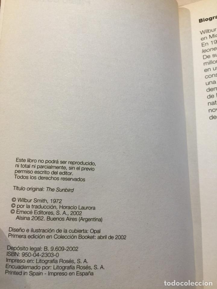 Libros de segunda mano: P&aacute;jaro De Sol - Smith, Wilbur A. - Foto 4