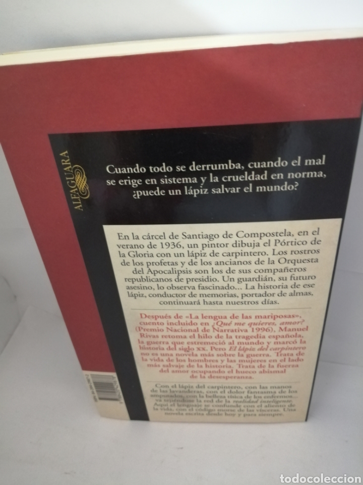 Libros de segunda mano: El l&aacute;piz del carpintero de Manuel Rivas - Foto 2