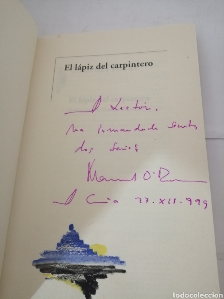 Libros de segunda mano: El l&aacute;piz del carpintero de Manuel Rivas - Foto 3