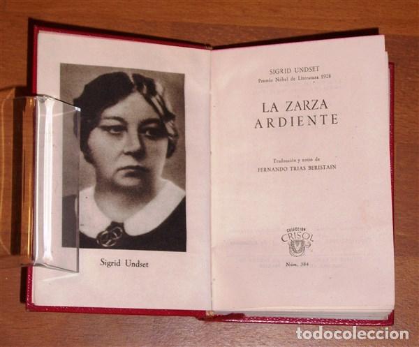 Libros de segunda mano: UNDSET, Sigrid. La zarza ardiente (Crisol ; 384) - Foto 2