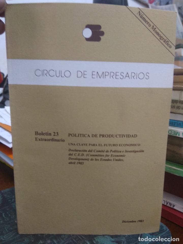 Gebrauchte B&uuml;cher: C&iacute;rculo de empresarios, diciembre 1983. L.9601-808